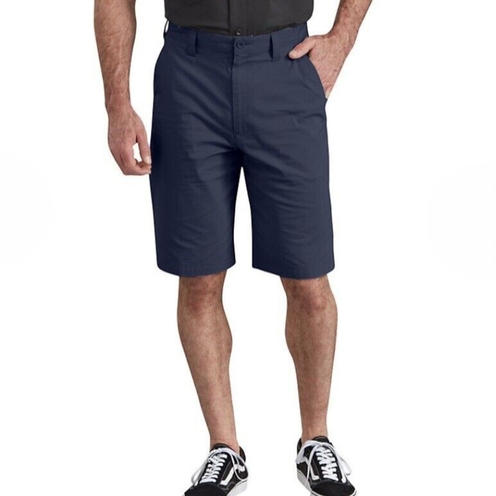 Dickies NWT Men's Temp-iQ UPF 30+ Performance Workwear Utility Short Navy Sz 42